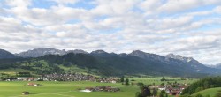 Archiv Foto Webcam Halblech - Blick über Buching 06:00