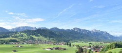 Archiv Foto Webcam Halblech - Blick über Buching 07:00