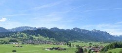 Archiv Foto Webcam Halblech - Blick über Buching 09:00