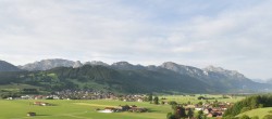 Archiv Foto Webcam Halblech - Blick über Buching 05:00