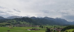 Archiv Foto Webcam Halblech - Blick über Buching 11:00