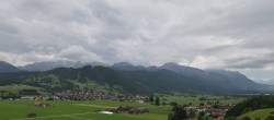 Archiv Foto Webcam Halblech - Blick über Buching 17:00