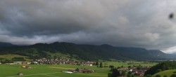 Archiv Foto Webcam Halblech - Blick über Buching 19:00