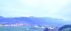 Archiv Foto Webcam Halblech - Blick über Buching 03:00
