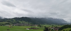 Archiv Foto Webcam Halblech - Blick über Buching 11:00