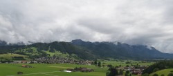 Archiv Foto Webcam Halblech - Blick über Buching 13:00