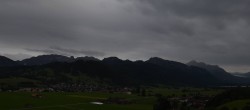 Archiv Foto Webcam Halblech - Blick über Buching 19:00