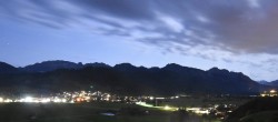 Archiv Foto Webcam Halblech - Blick über Buching 21:00