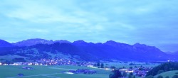 Archiv Foto Webcam Halblech - Blick über Buching 03:00