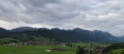 Archiv Foto Webcam Halblech - Blick über Buching 05:00