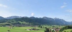 Archiv Foto Webcam Halblech - Blick über Buching 07:00