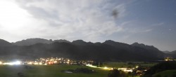 Archiv Foto Webcam Halblech - Blick über Buching 01:00