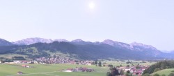 Archiv Foto Webcam Halblech - Blick über Buching 03:00