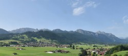 Archiv Foto Webcam Halblech - Blick über Buching 07:00