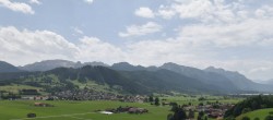 Archiv Foto Webcam Halblech - Blick über Buching 11:00