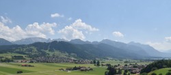 Archiv Foto Webcam Halblech - Blick über Buching 14:00