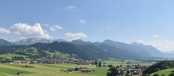 Archiv Foto Webcam Halblech - Blick über Buching 15:00