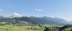 Archiv Foto Webcam Halblech - Blick über Buching 17:00