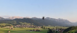 Archiv Foto Webcam Halblech - Blick über Buching 19:00