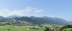 Archiv Foto Webcam Halblech - Blick über Buching 07:00