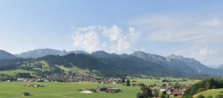 Archiv Foto Webcam Halblech - Blick über Buching 07:00