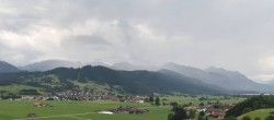 Archiv Foto Webcam Halblech - Blick über Buching 11:00