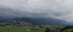Archiv Foto Webcam Halblech - Blick über Buching 13:00