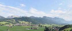 Archiv Foto Webcam Halblech - Blick über Buching 17:00