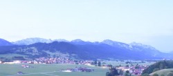 Archiv Foto Webcam Halblech - Blick über Buching 03:00
