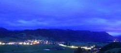 Archiv Foto Webcam Halblech - Blick über Buching 03:00