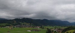 Archiv Foto Webcam Halblech - Blick über Buching 05:00
