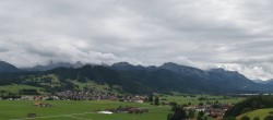 Archiv Foto Webcam Halblech - Blick über Buching 13:00