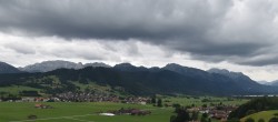 Archiv Foto Webcam Halblech - Blick über Buching 17:00