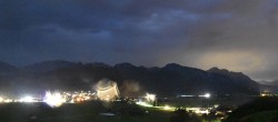 Archiv Foto Webcam Halblech - Blick über Buching 23:00
