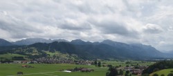 Archiv Foto Webcam Halblech - Blick über Buching 13:00