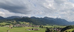 Archiv Foto Webcam Halblech - Blick über Buching 17:00