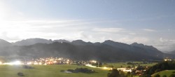 Archiv Foto Webcam Halblech - Blick über Buching 23:00