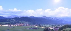Archiv Foto Webcam Halblech - Blick über Buching 03:00