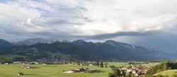 Archiv Foto Webcam Halblech - Blick über Buching 05:00