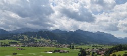 Archiv Foto Webcam Halblech - Blick über Buching 11:00