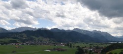 Archiv Foto Webcam Halblech - Blick über Buching 13:00
