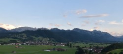 Archiv Foto Webcam Halblech - Blick über Buching 19:00