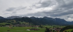 Archiv Foto Webcam Halblech - Blick über Buching 13:00