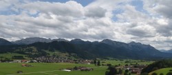 Archiv Foto Webcam Halblech - Blick über Buching 15:00