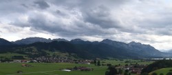 Archiv Foto Webcam Halblech - Blick über Buching 17:00