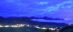 Archiv Foto Webcam Halblech - Blick über Buching 03:00