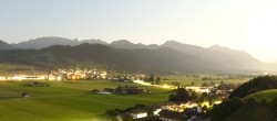 Archiv Foto Webcam Halblech - Blick über Buching 03:00