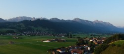 Archiv Foto Webcam Halblech - Blick über Buching 05:00