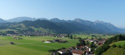 Archiv Foto Webcam Halblech - Blick über Buching 07:00