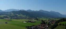 Archiv Foto Webcam Halblech - Blick über Buching 09:00